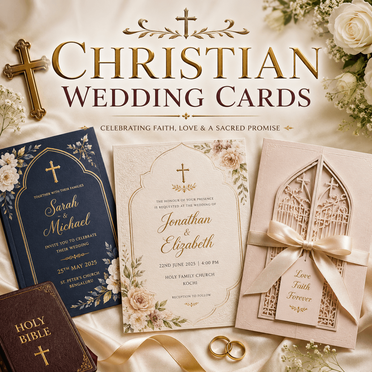 Christian Wedding Cards