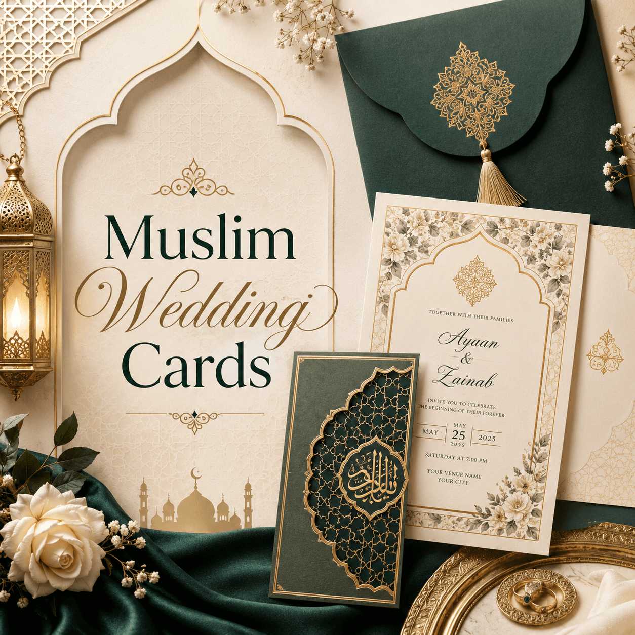 Muslim Wedding Cards
